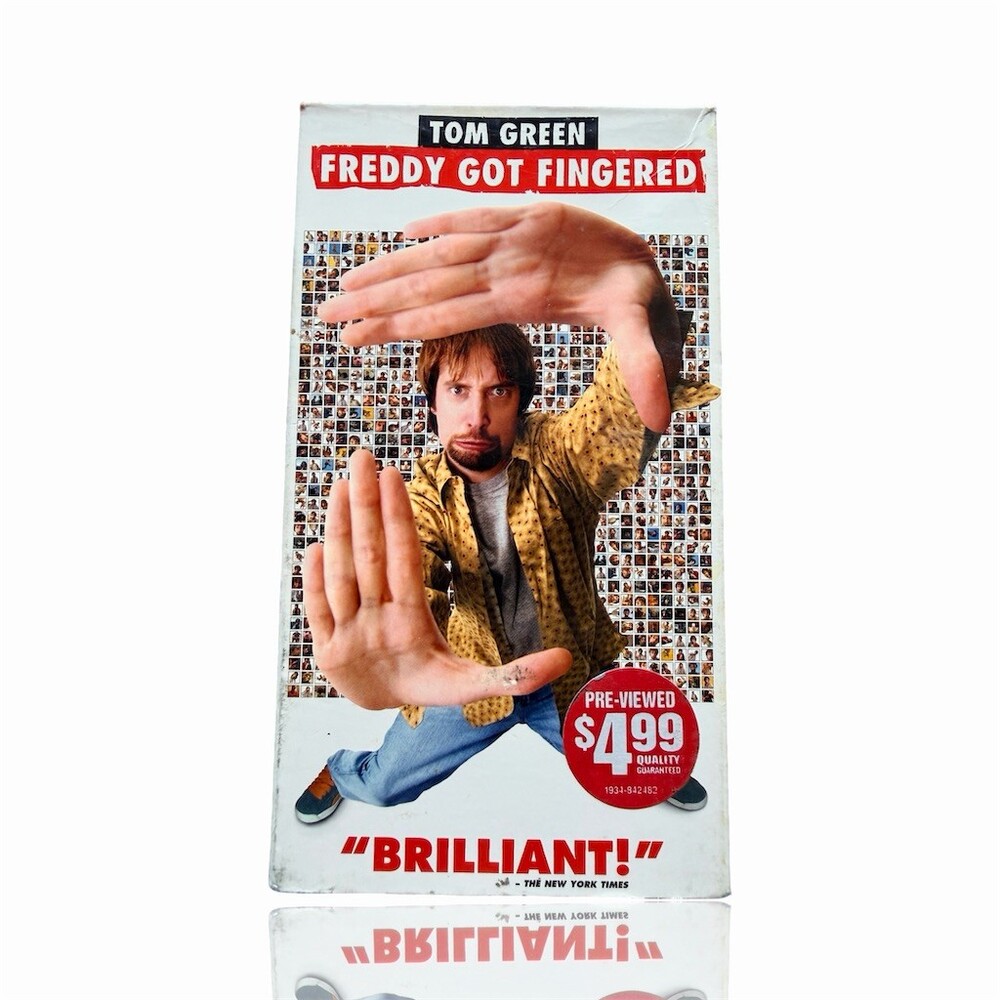 "Freddy Got Fingered VHS Blockbuster limited edition  blue case